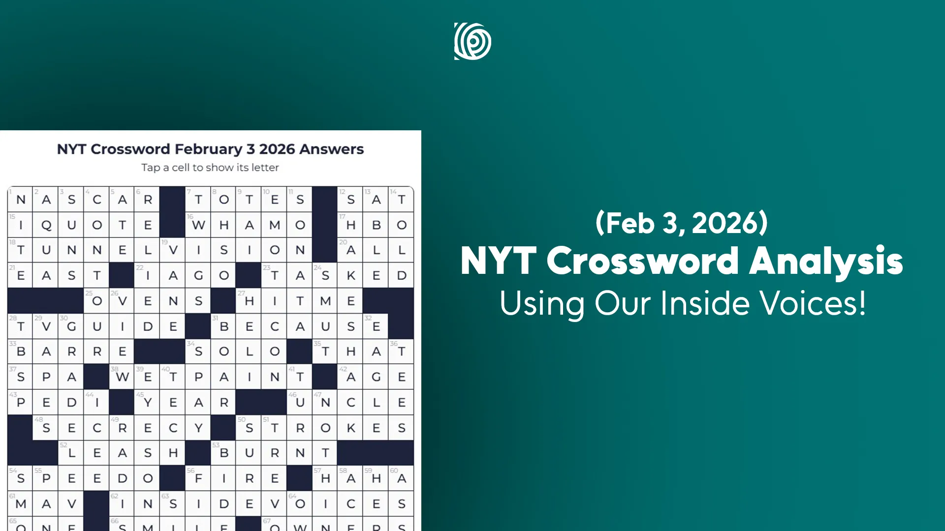 NYT Crossword Analysis Feb 3