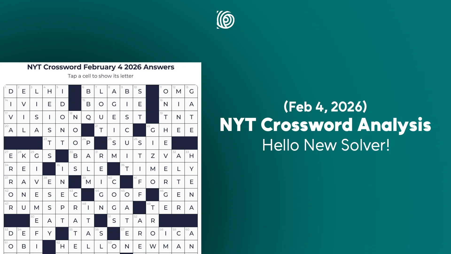 NYT Crossword Analysis Feb 4