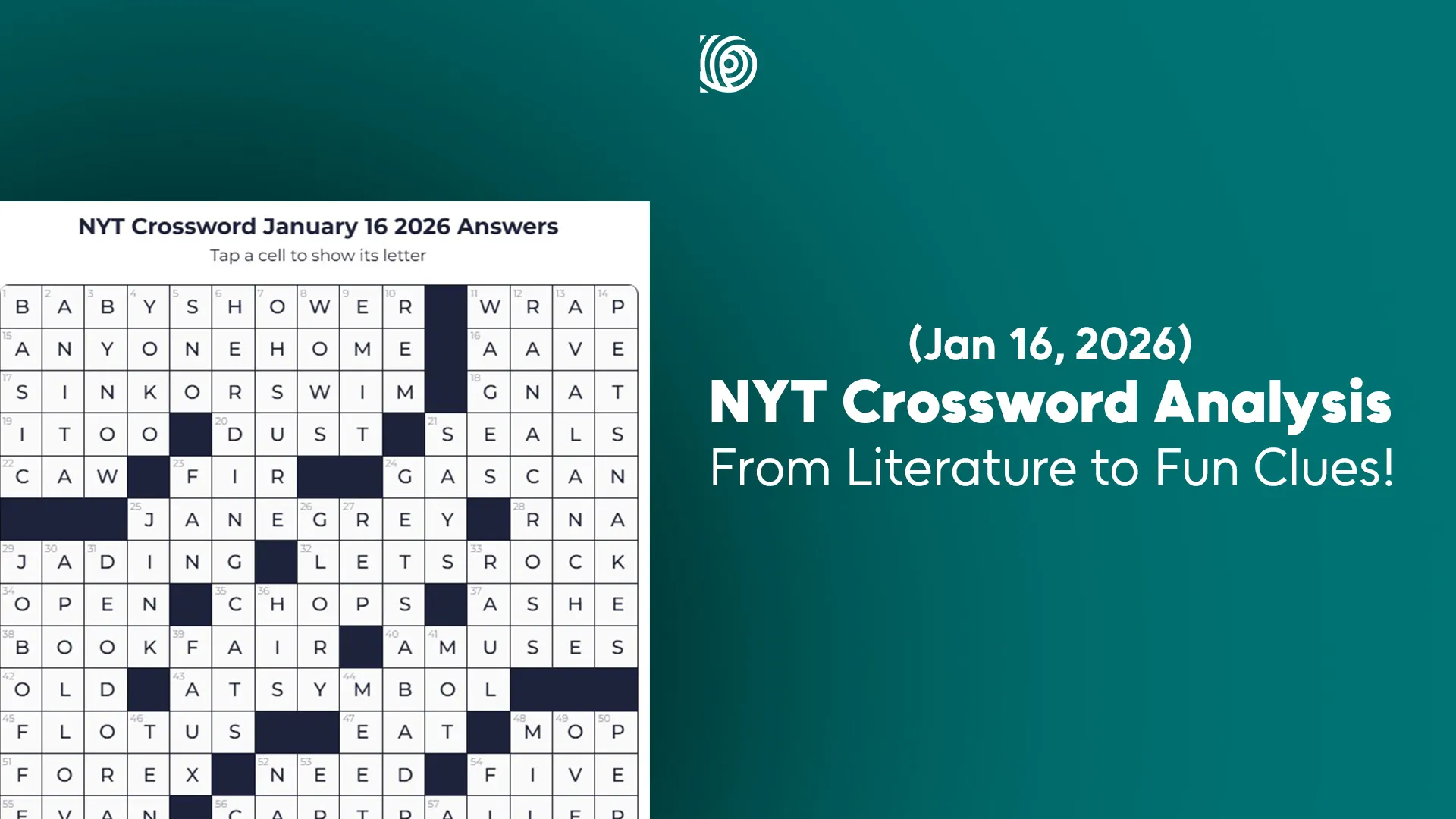 NYT Crossword Analysis Jan 16