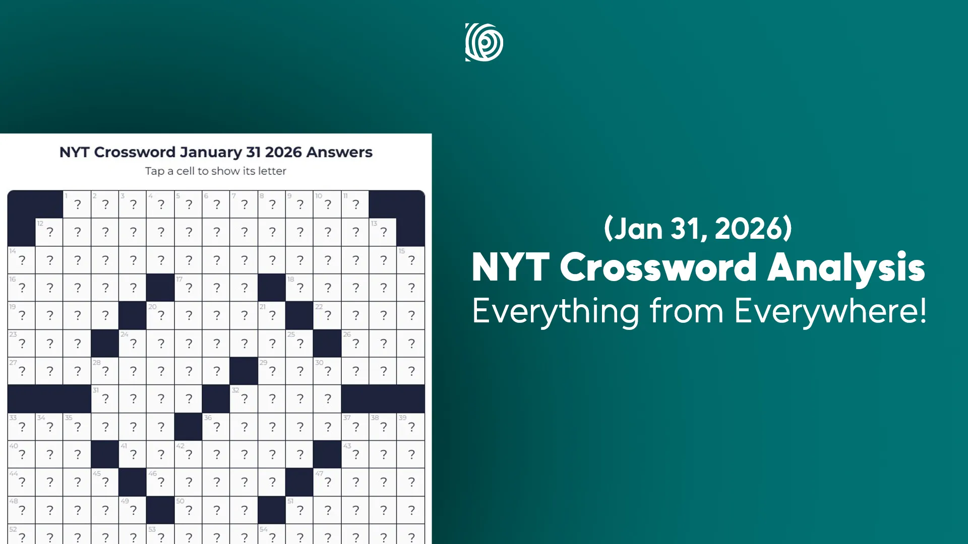 NYT Crossword Analysis Jan 31