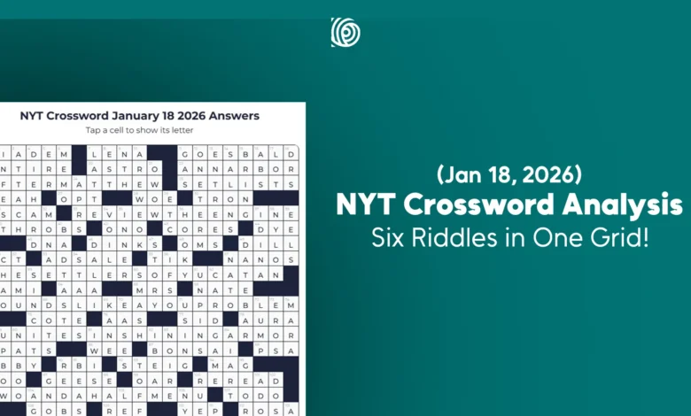 NYT Crossword Analysis (Jan. 18, 2026) Six Riddles in One Grid!