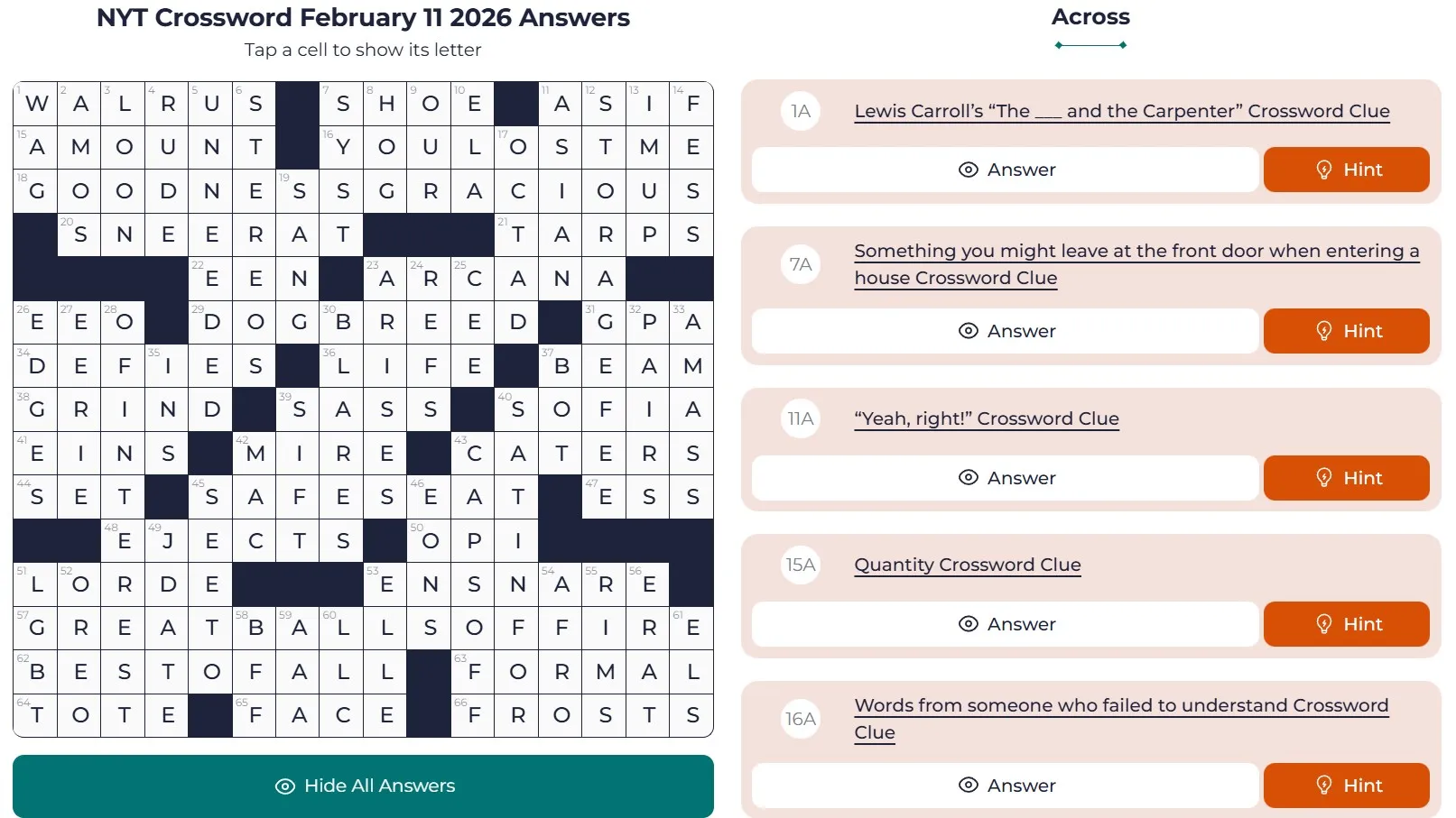 NYT Crossword Answers Feb 11 NYT Crossword Analysis (Feb 11, 2026): On Fire!