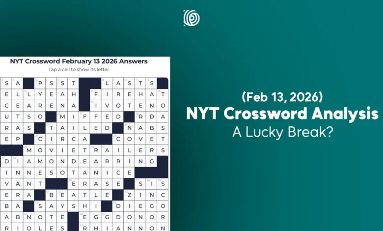 NYT Crossword analysis Feb 13