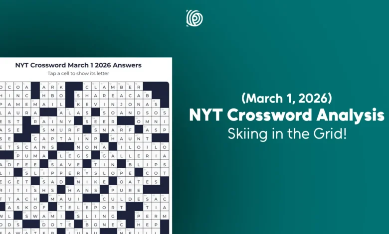 NYT Crossword analysis March 1 1