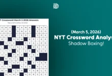 NYT Crossword analysis March 5