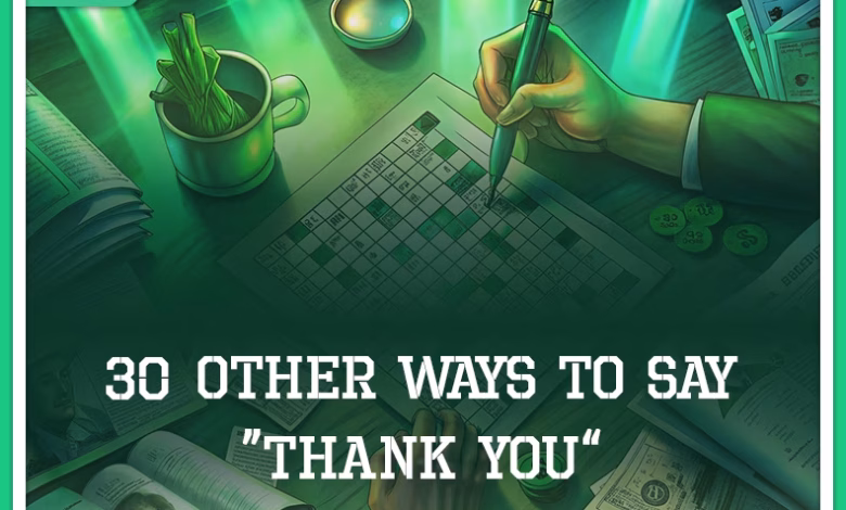 other ways to say thank you