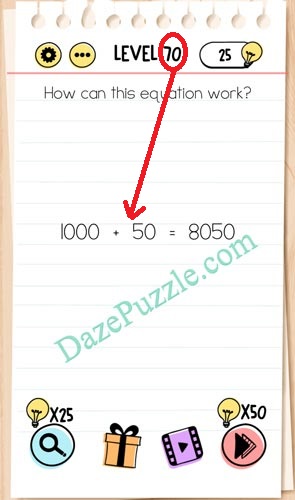 How can this equation work brain test