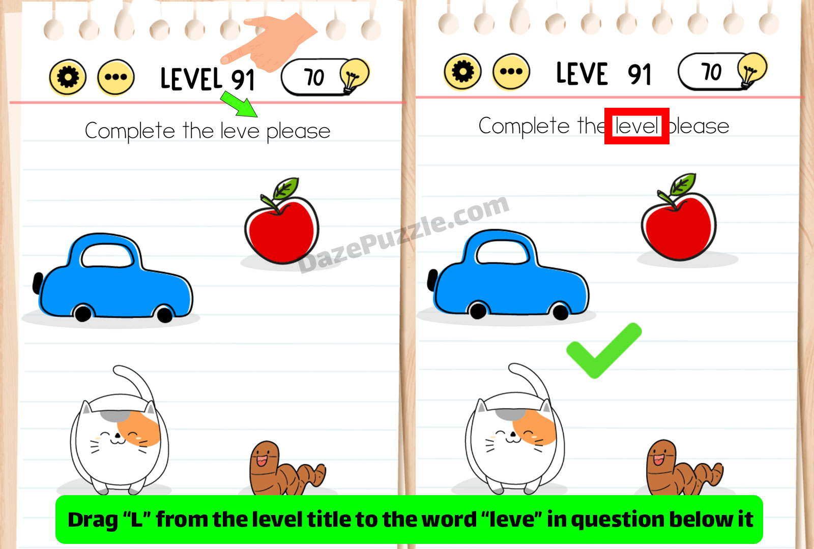 brain test level 91 complete the level please