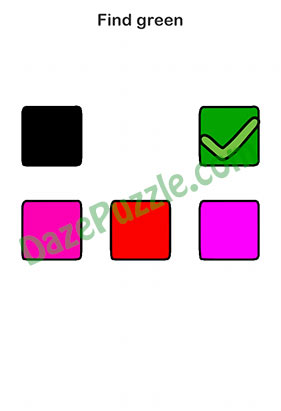 Brain Out Level 63 Find green Answer