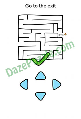 Brain Out Level 26 Go to the exit Answer