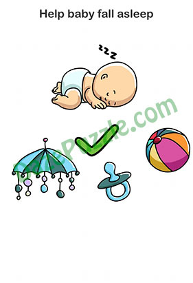 Brain Out Level 135 Help baby fall asleep Answer