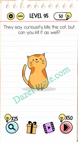 they say curiosity killed the cat brain test