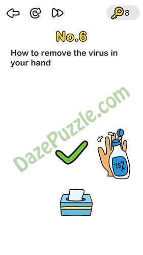 brain out beat virus level 6 answer