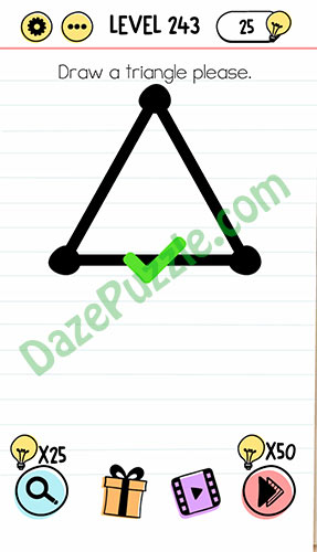 brain test level 243 answer
