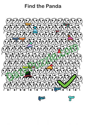 Brain Out Level 105 Find the Panda Answer