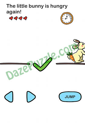 Brain Out Level 130 The little bunny is hungry again Answer