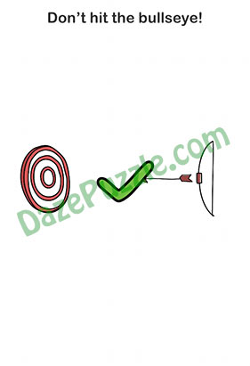 Brain Out Level 209 Answer Don’t hit the bullseye