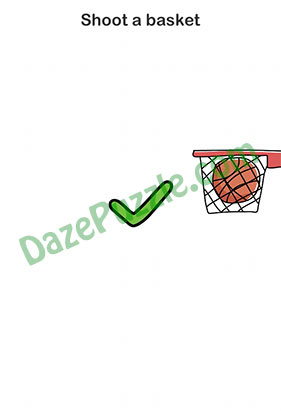 Brain Out Level 59 Answer Shoot a basket