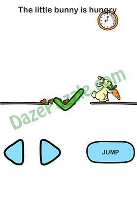 Brain Out Level 187 Answer The little bunny is hungry