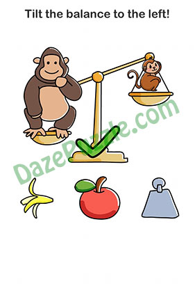Brain Out Level 215 Answer Tilt the balance to the left