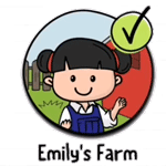 brain test 2 emily's farm logo