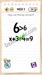 brain test week 2 answer