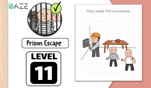 brain test 2 prison escape level 11