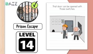 brain test 2 prison escape level 14