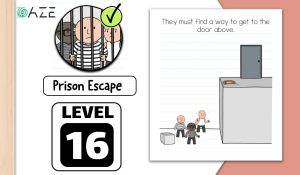 brain test 2 prison escape level 16