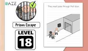 brain test 2 prison escape level 18