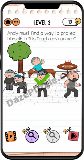 brain test 2 prison escape level 2 answer