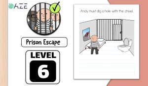 brain test 2 prison escape level 6