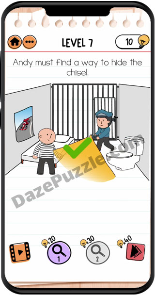 brain test 2 prison escape level 7 answer