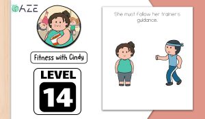 brain test 2 fitness with cindy level 14