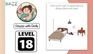 brain test 2 fitness with cindy level 18