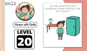 brain test 2 fitness with cindy level 20
