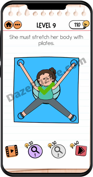 brain test 2 fitness with cindy level 9 answer