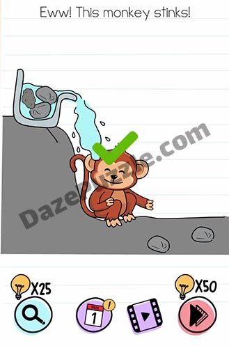 brain test level 303 answer