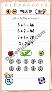 brain test week 10 answer