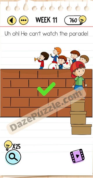 brain test week 11 answer