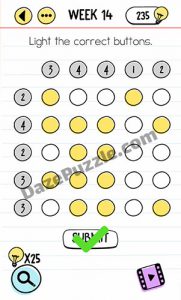 brain test week 14 answer