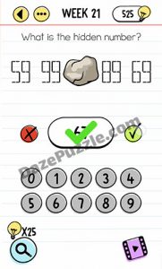 brain test week 21 answer