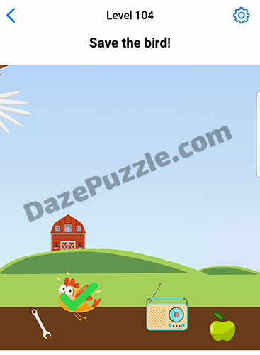 easy game level 104 answer