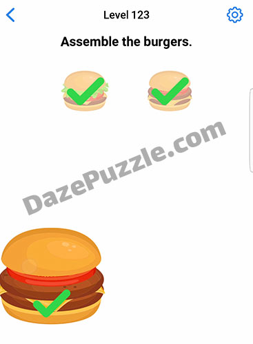 easy game level 123 answer