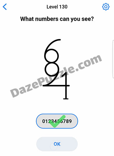 easy game level 130 answer