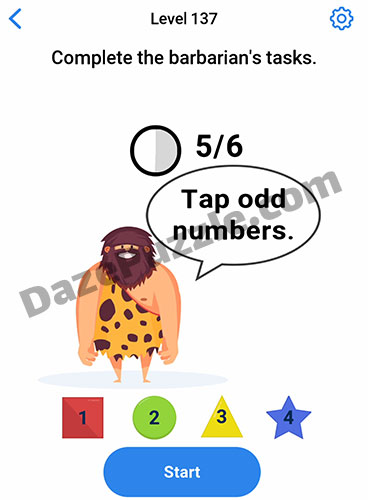 easy game level 137 answer