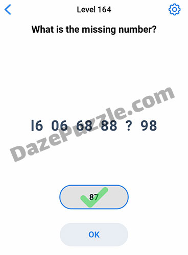 easy game level 164 answer