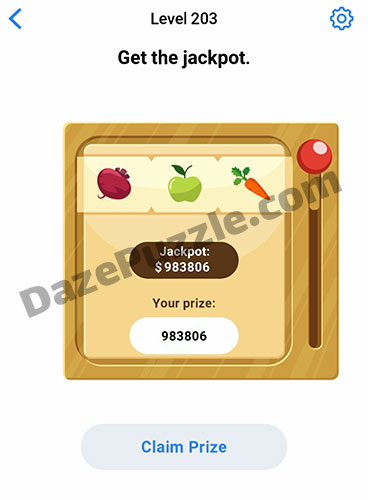 easy game level 203 answer