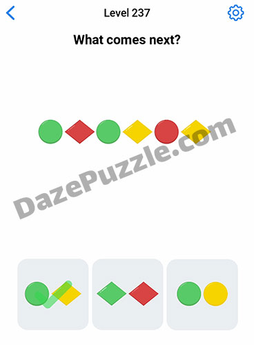 easy game level 237 answer