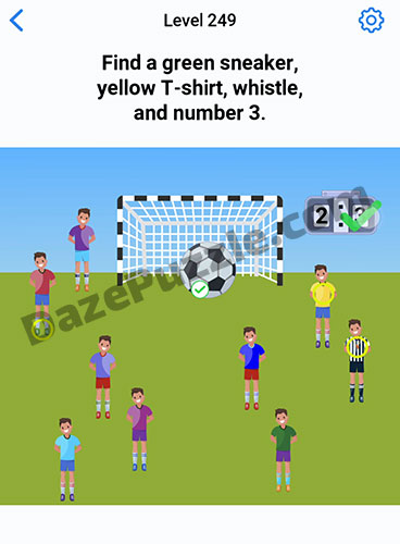 easy game level 249 answer